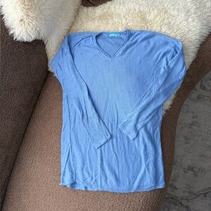 J.McLaughlin Linen V Neck Top